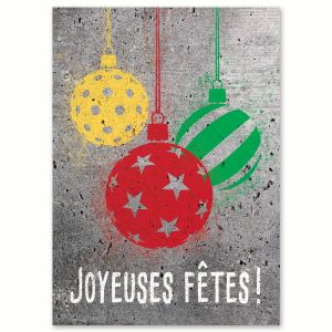 EDV-836 | BOULES DE NOËL SUR BÉTON